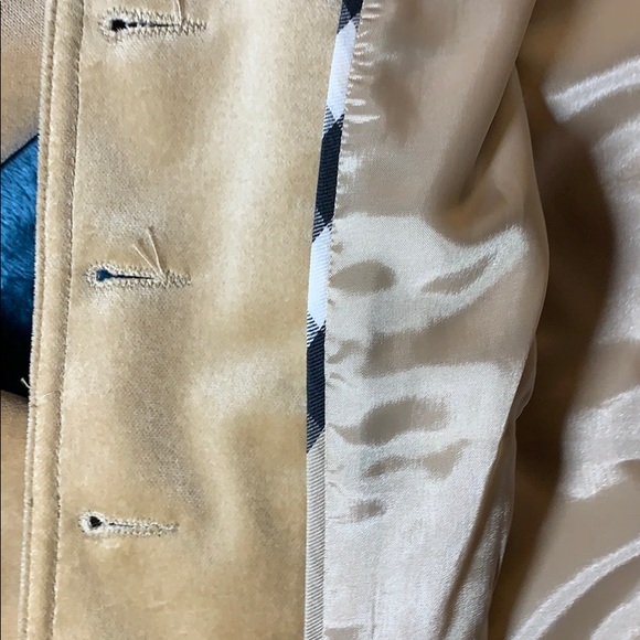 Fitted Burberry velvet, button jacket - Picture 3 of 8